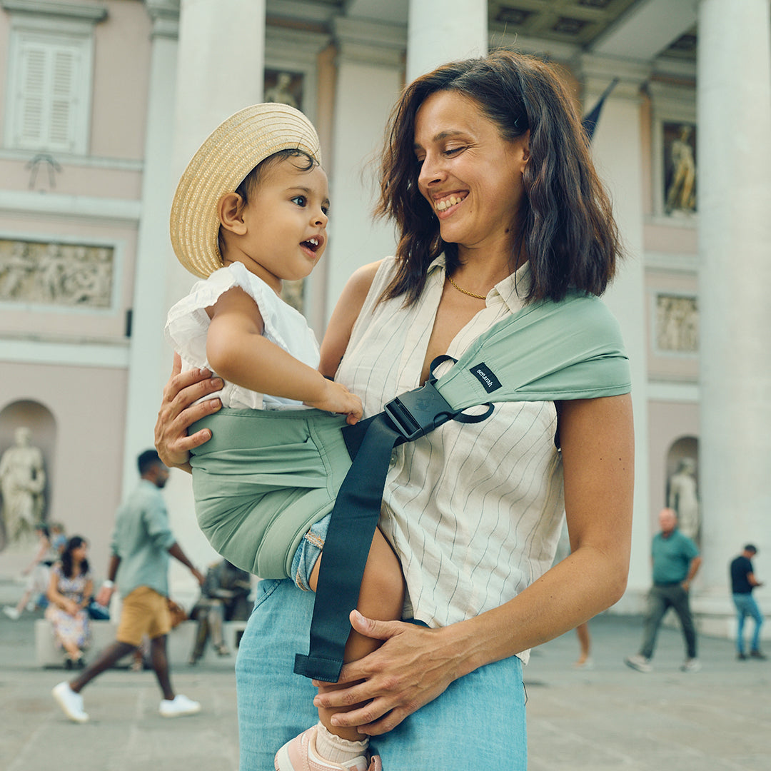 Mint Snuggy Baby Ring Sling Senarah Toddler Carrier